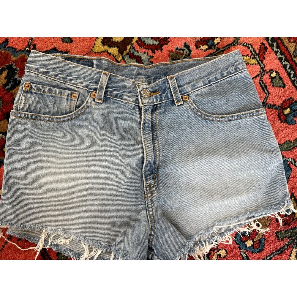 Vintage Women's 29 Levi's Jeans Cut off Shorts Denim 501 505
